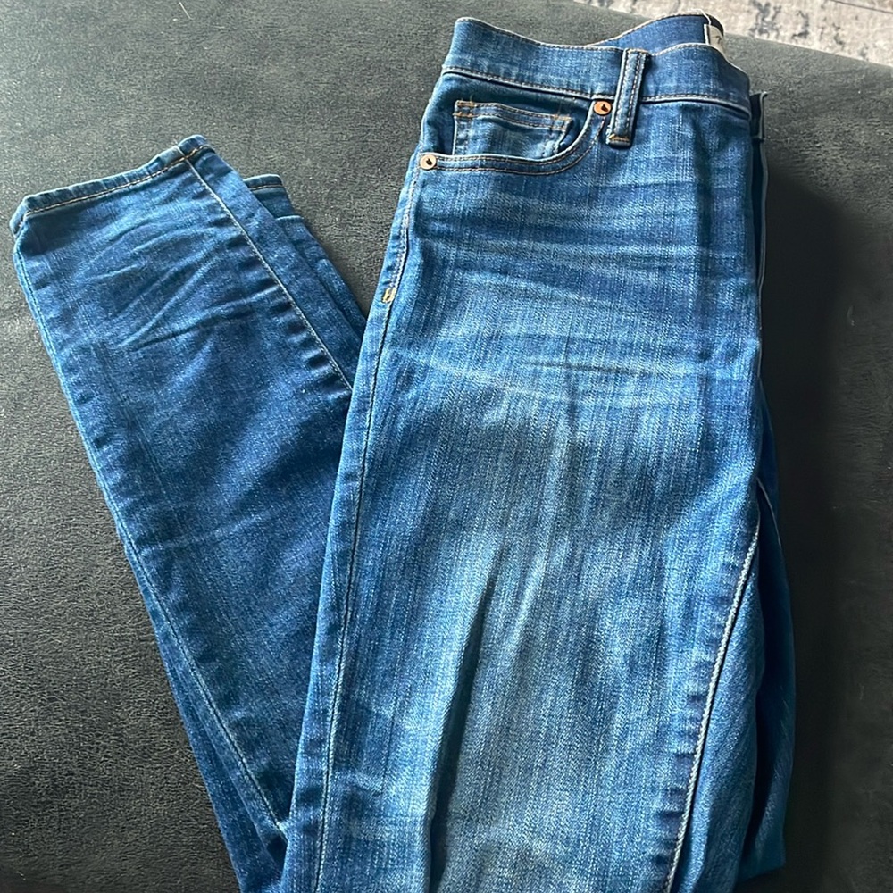 Madewell high riser skinny